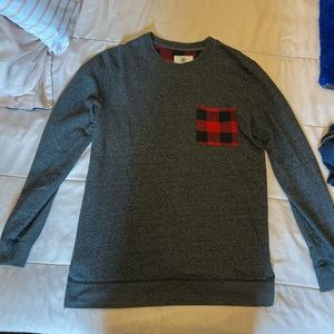 On the byas long sleeve crewneck